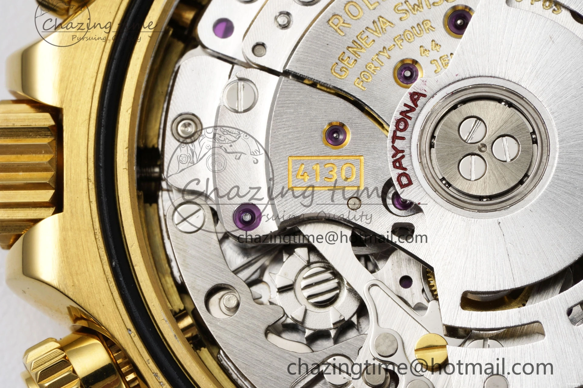 1:1 BTF Best SA4130 Daytona Black YG Bracelet Edition on 116508 YG Dial 0109